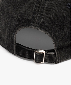 casquette garcon avec inscription brodee noir standardQ106101_2
