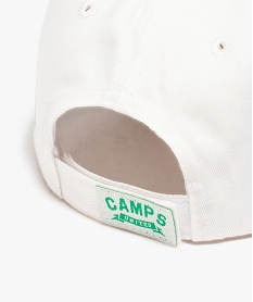 casquette mixte avec inscription brodee - camps united blancQ106301_2