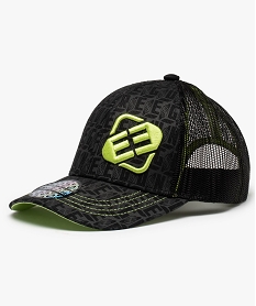 GEMO Casquette garçon trucker à filet avec détails fluo - Freegun noir standard