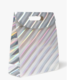 sac cadeau grand format avec rabat scratch coloris irise metallise grisQ108101_1