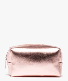 GEMO Trousse à maquillage femme à fermeture zippée Rose