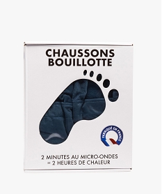 chaussons bouillotte a chauffer au micro-ondes bleuQ115901_1