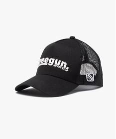 GEMO Casquette homme modèle trucker en filet - Freegun Noir