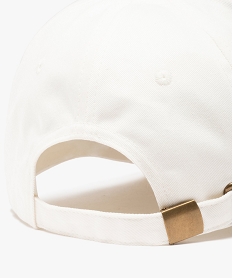 casquette femme avec inscription brodee blanc standardS930201_3