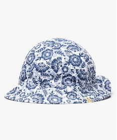 chapeau bebe fille fleuri forme bob - lulucastagnette bleu standardT359901_1