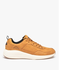 GEMO Baskets homme unies avec semelle à mémoire de forme - Kappa Adrin Orange