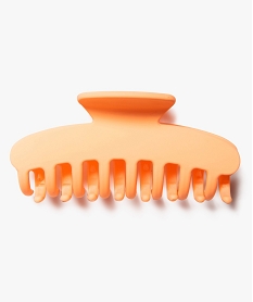 GEMO Pince crabe femme pour les cheveux aspect mat Orange