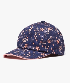 casquette fille a motifs fleuris bleu standardT793001_1