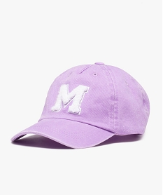 casquette mixte avec broderie en maille bouclette violetT793201_1