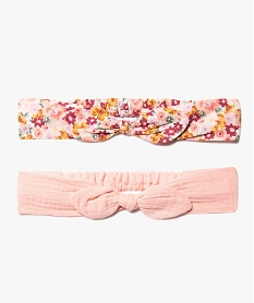 GEMO Bandeau fille pour les cheveux (lot de 2) Multicolore