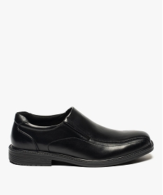 GEMO Mocassin homme avec surpiqûres et petit talon noir standard
