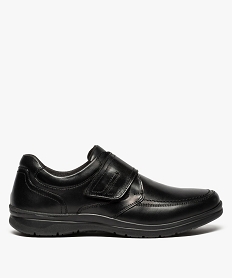 mocassins homme confortables a large scratch noirU013101_1