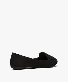 ballerines femme style slippers unies avec strass noir ballerinesU015201_4