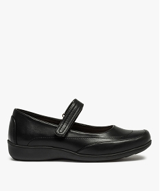 GEMO Babies femme confort à talon plat et dessus uni noir standard