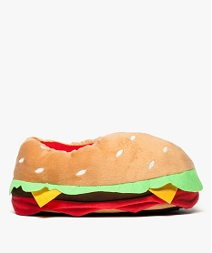 chaussons homme en forme de hamburger orangeU020001_1