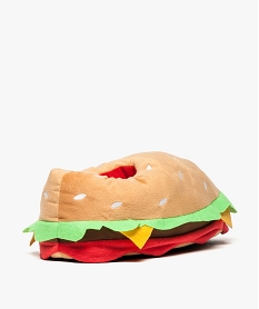chaussons homme en forme de hamburger orangeU020001_4