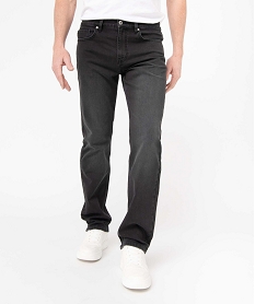 GEMO Jean coupe Regular homme Noir