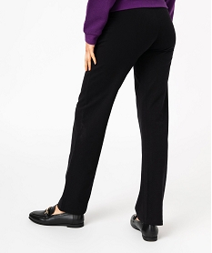 pantalon de grossesse droit en jersey avec lien a la taille noir pantalonsU031901_3