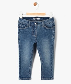 GEMO Jean coupe slim bébé fille bleu vif