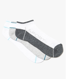 chaussettes de sport courtes homme (lot de 3) blanc standardU037401_1