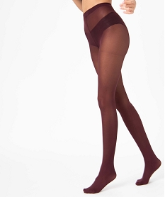 collants semi-opaques unis 50 deniers rouge collantsU039001_1