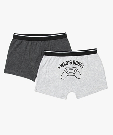 boxer garcon a motifs jeux video (lot de 2) multicoloreU042401_1