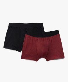 GEMO Boxer en coton stretch homme (lot de 2) Rouge