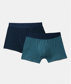 boxer en coton stretch homme (lot de 2) bleuU042701_1