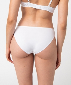 culotte microfibre sans coutures femme (lot de 2) blanc culottesU044301_2