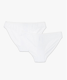 culotte microfibre sans coutures femme (lot de 2) blanc culottesU044301_4