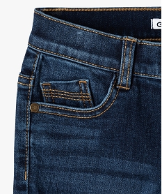 jean garcon coupe slim contenant du polyester recycle grisU046701_3