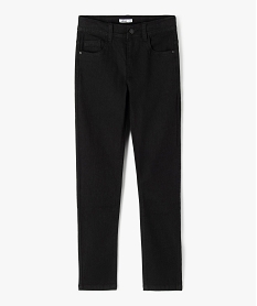 GEMO Jean coupe skinny 5 poches garçon Noir