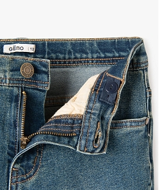 jean coupe skinny en matiere extensible garcon bleu jeansU047201_2