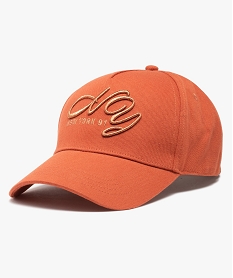 GEMO Casquette femme avec inscription brodée Orange