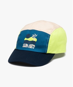 casquette multicolore avec motif estival garcon vert standardU053601_1