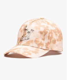 casquette tie and dye avec motif palmiers garcon beige standardU054401_1