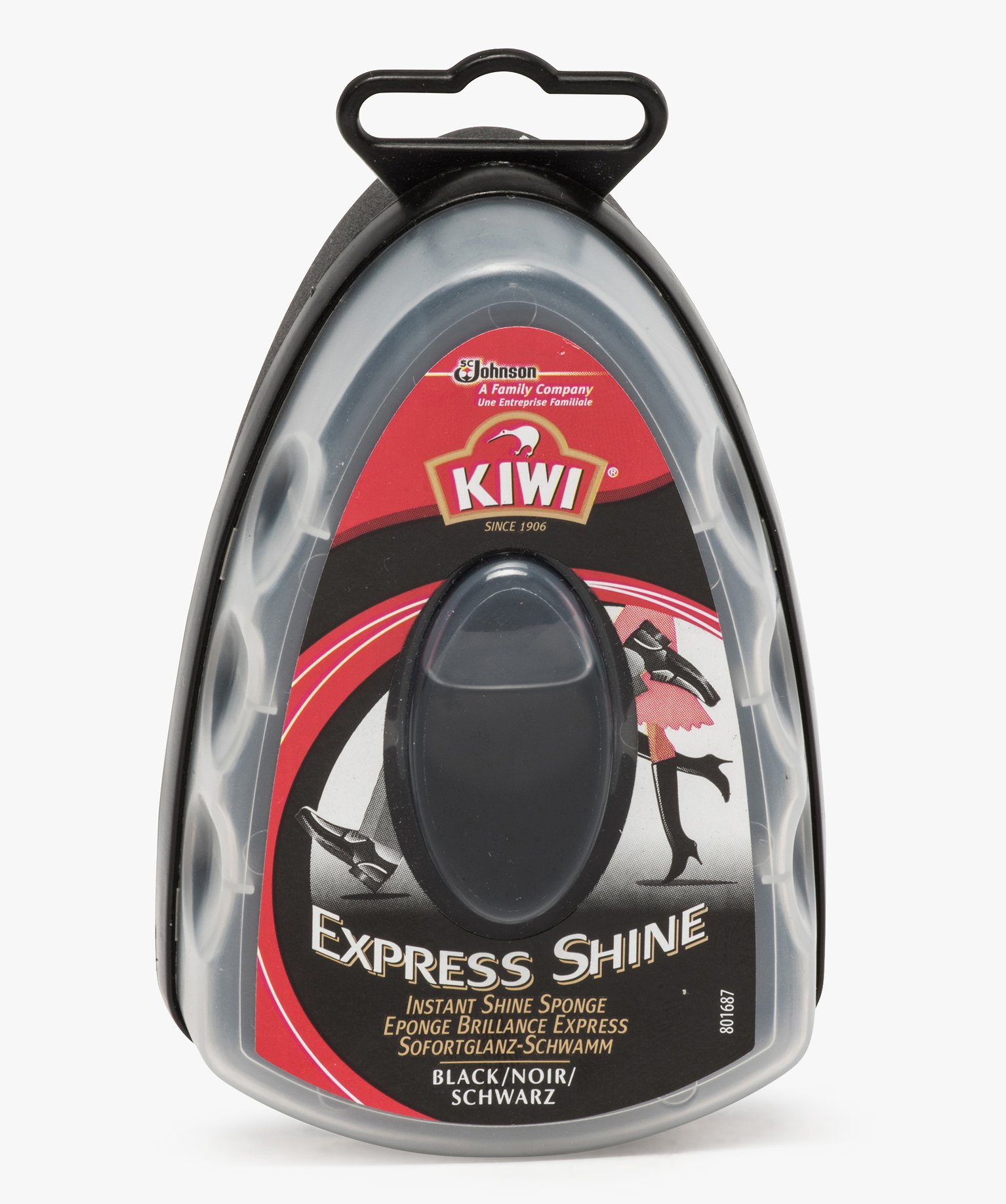 eponge brillance express  express shine  kiwi noir noir