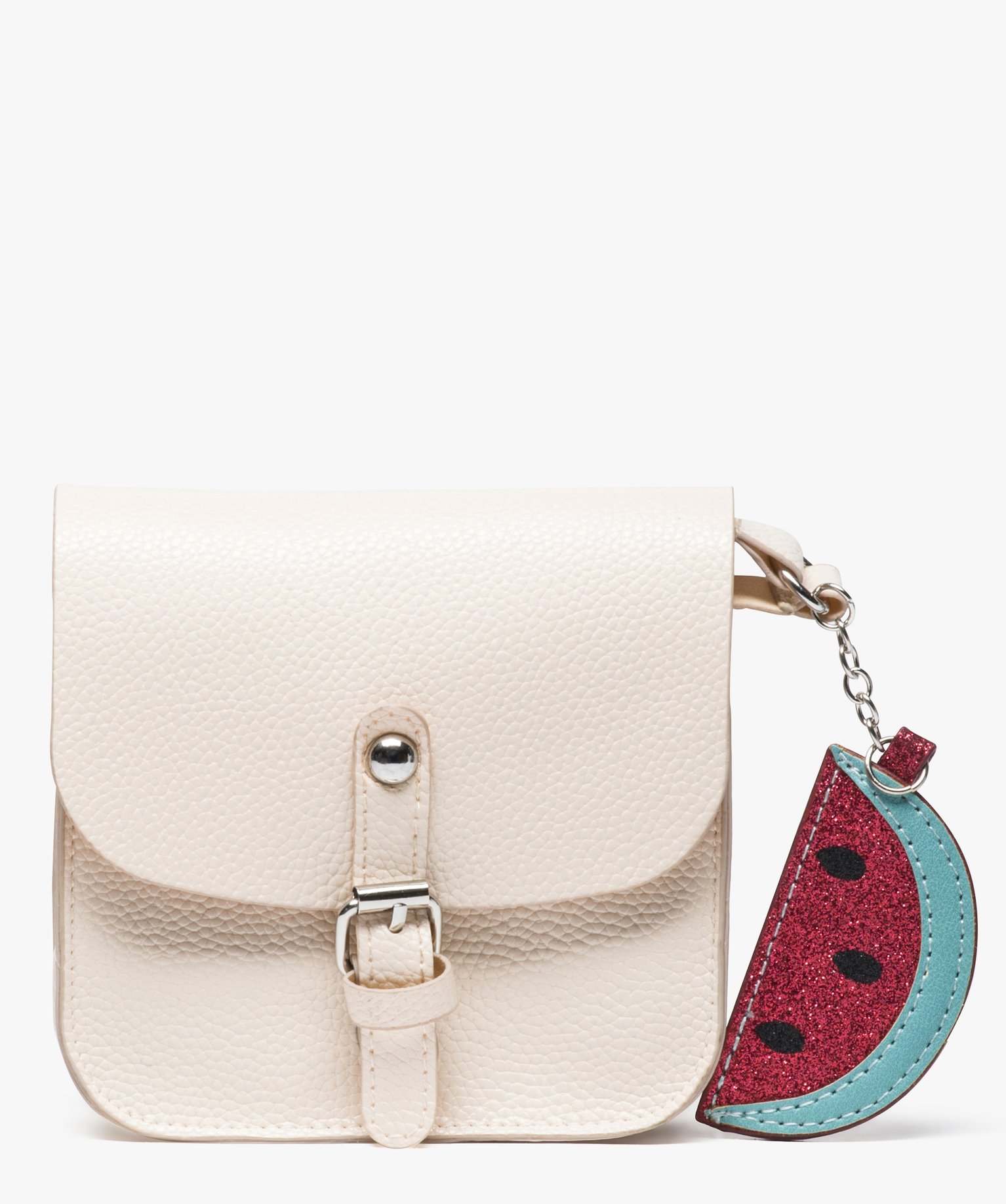 sac a main fille zippe format rond avec faces interchangeables rose fille