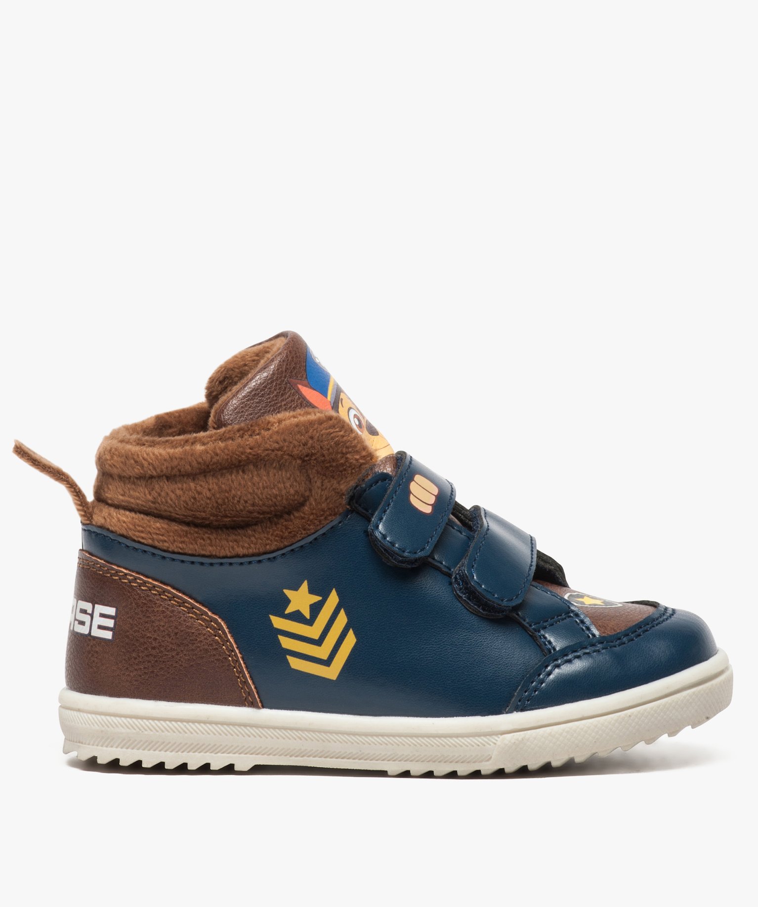 Gemo Chaussures Baskets Garcon Semi Montantes A Col Velours Pat Patrouille Bleu Garcon Gémo