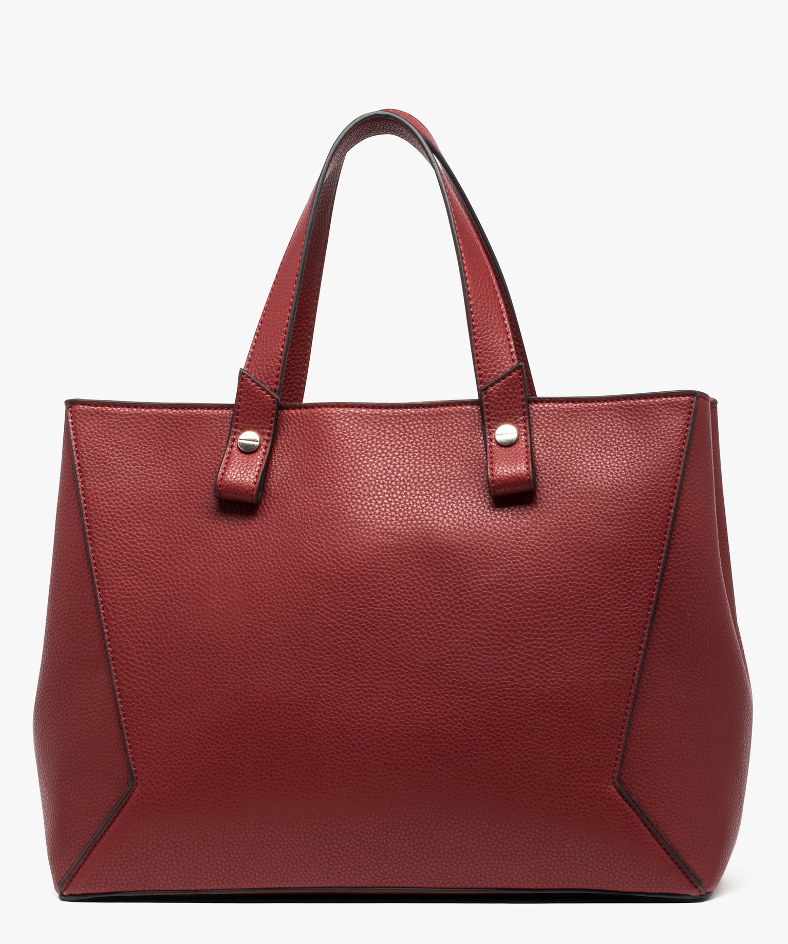Gemo sacs et accessoires sac cabas double compartiment en faux