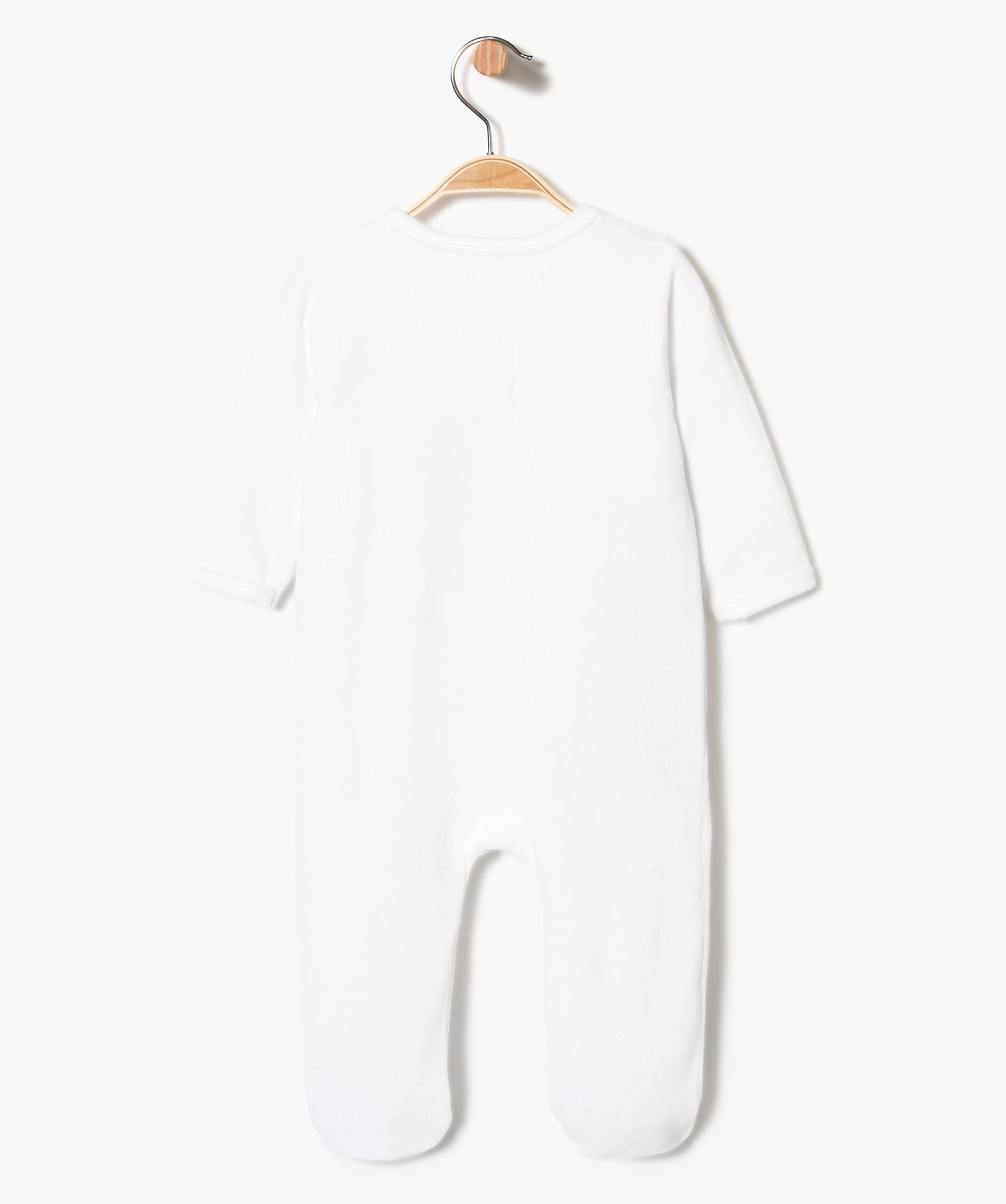 Gemo Vetements Garcon Pyjama Bebe En Velours Ras Avec Ouverture Avant Et Motif Ourson Blanc Bebe Gemo Gemo Vetements Garcon Pyjama Bebe En Velours Ras Avec Ouverture Avant Et Motif Ourson Blanc Bebe Gemo