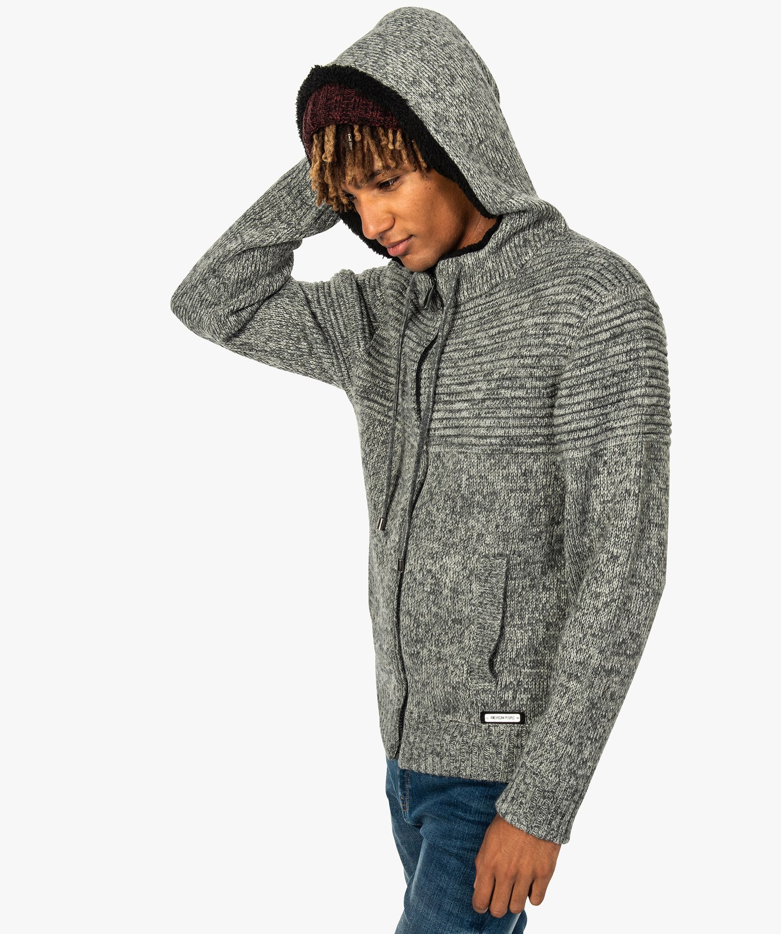 Gilet avec capuche homme best sale