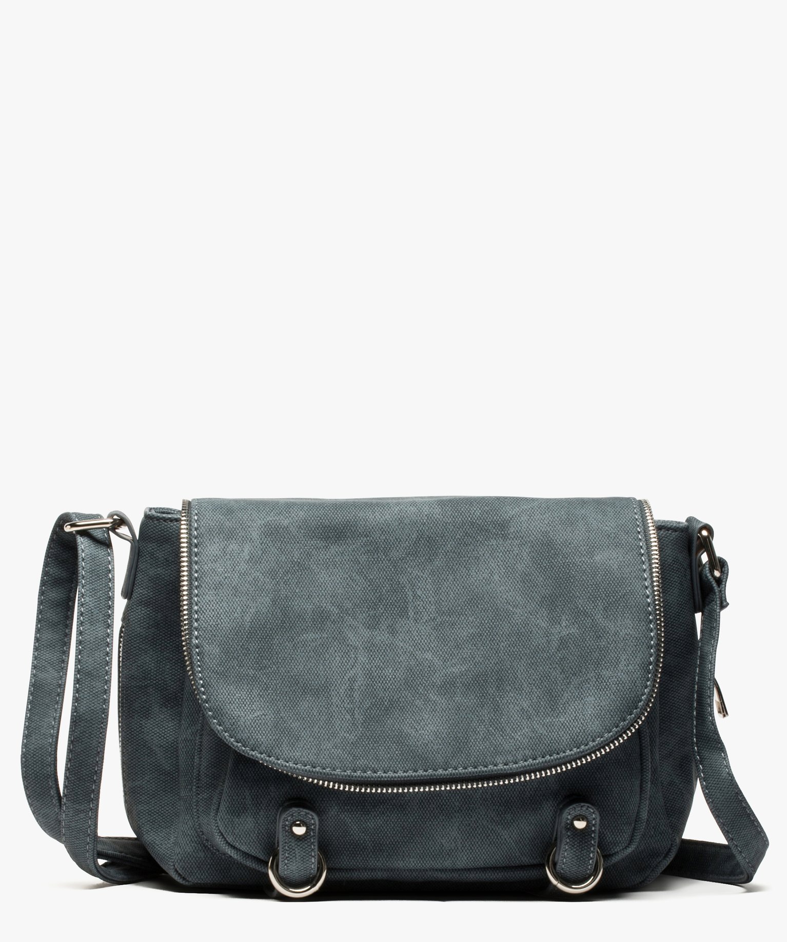 sac femme forme cartable avec anneau metallique noir sacs