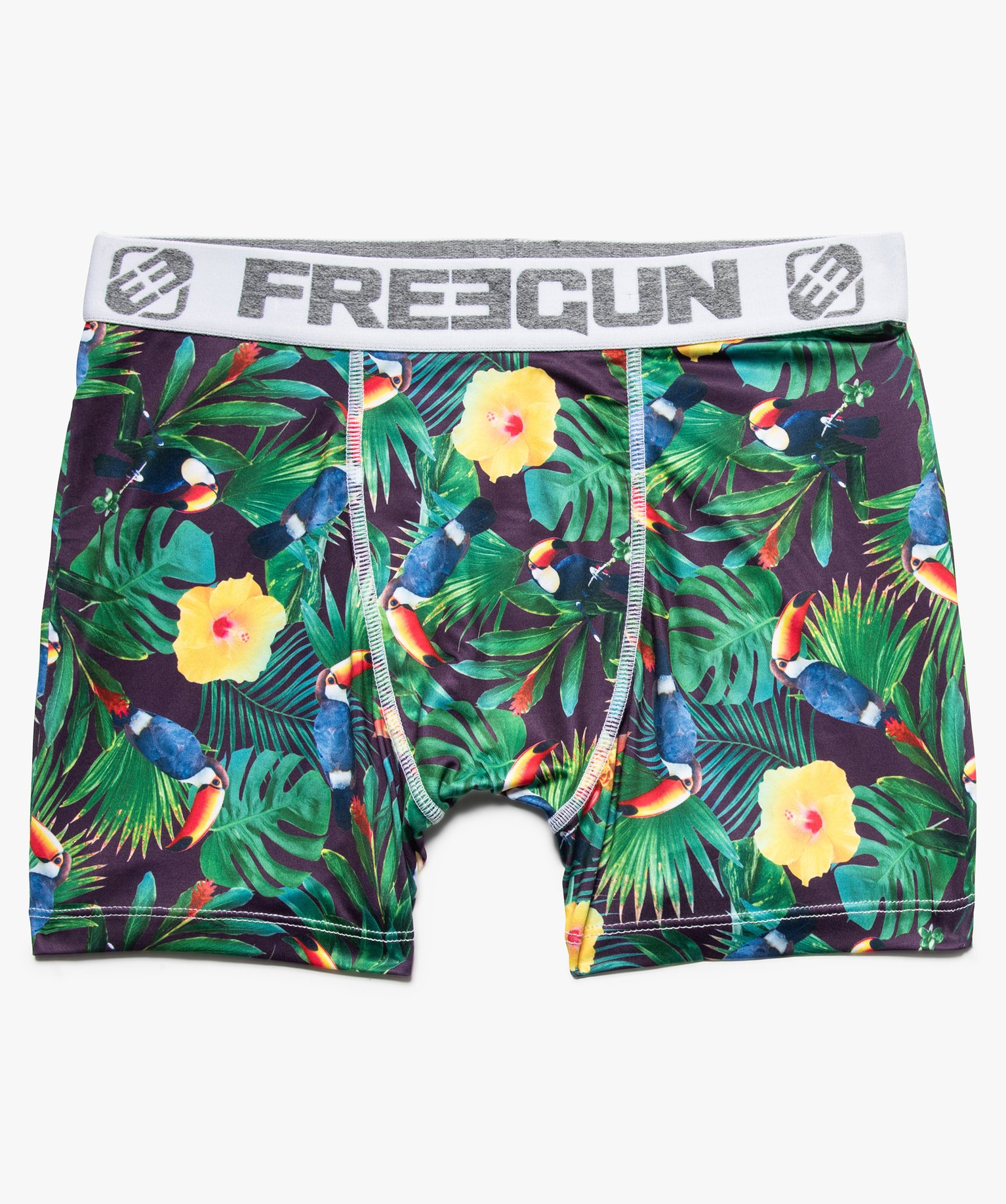Gemo sous vetements et nuit boxer homme a motifs tropicaux freegun imprime boxers et calecons homme GEMO