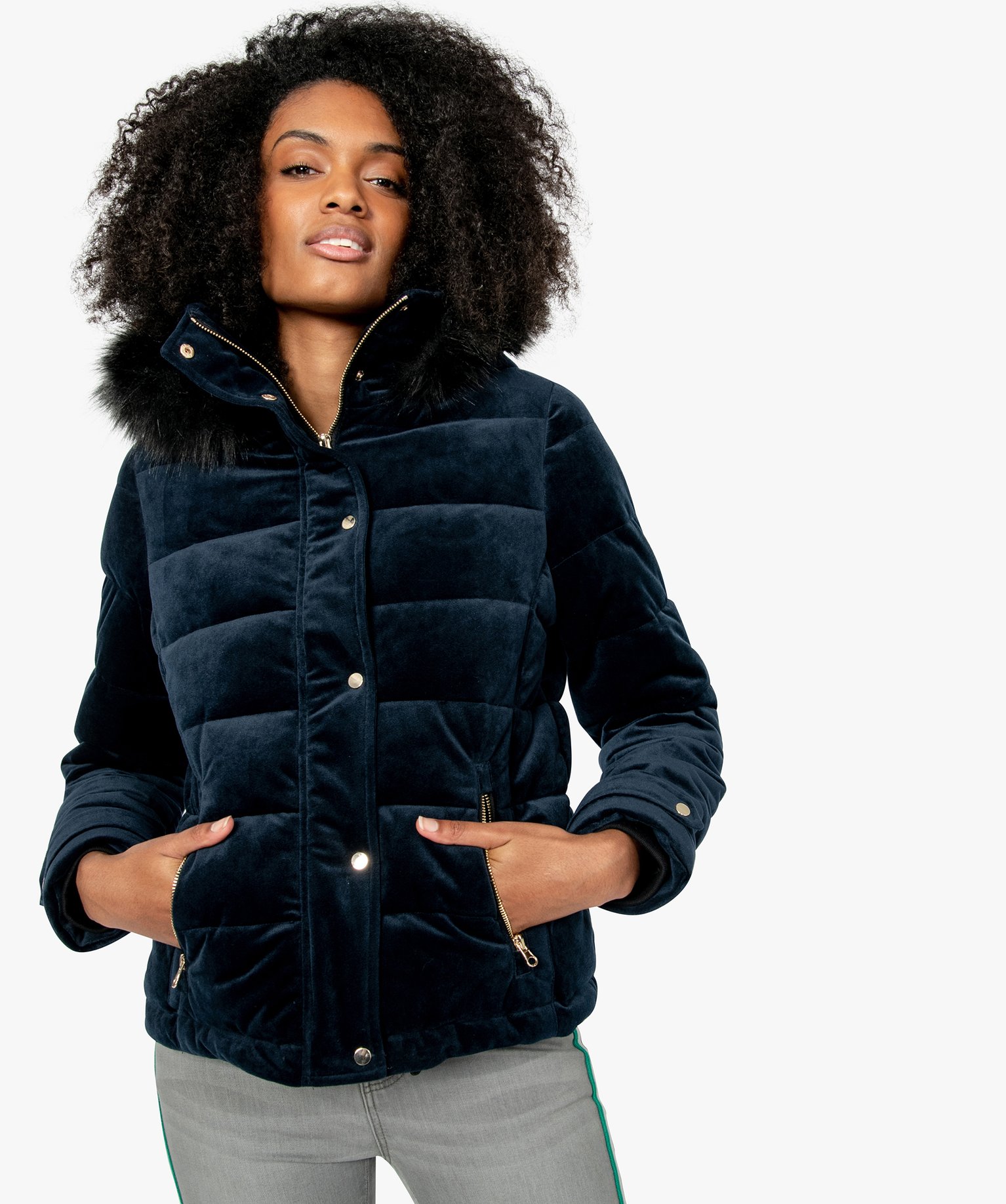 manteau femme doudoune courte