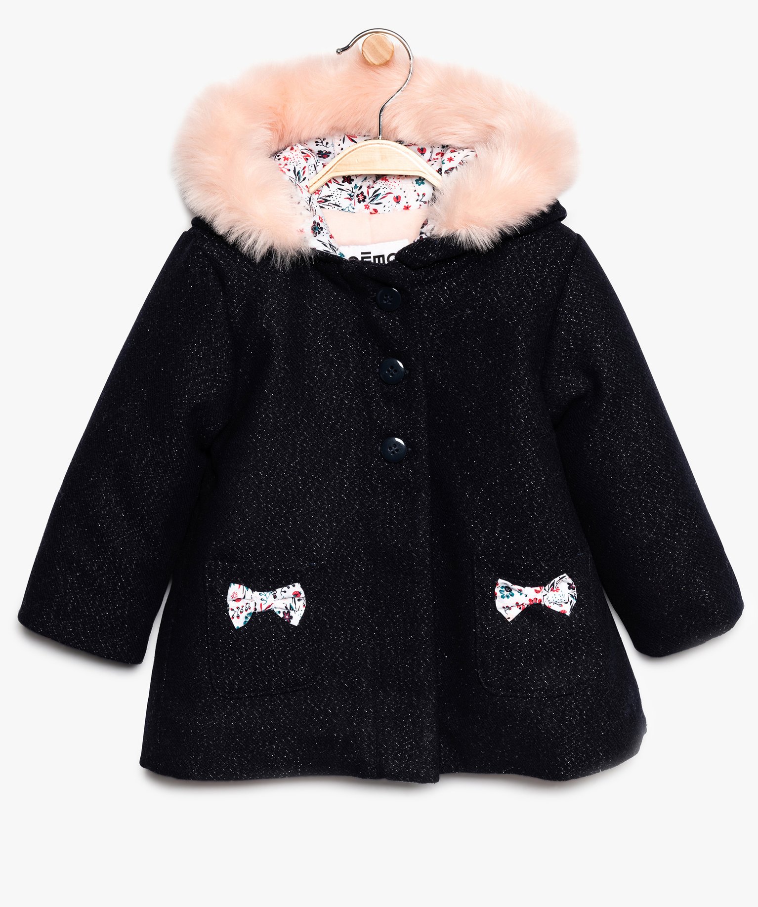 Gemo Vetements Fille Manteau Bebe Fille Paillete Avec Doublure Peluche Bleu Bebe Gemo Gemo Vetements Fille Manteau Bebe Fille Paillete Avec Doublure Peluche Bleu Bebe Gemo