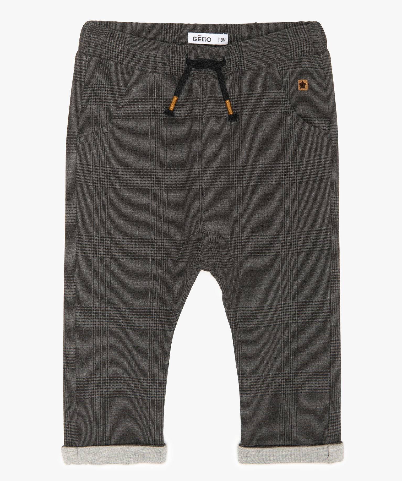 Pantalon carreaux bebe garcon online