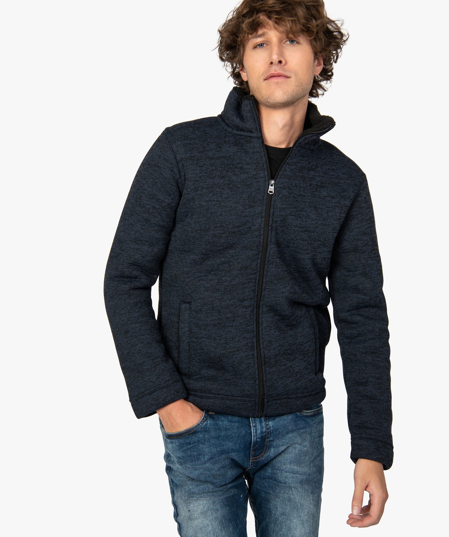 gilet doublé sherpa homme