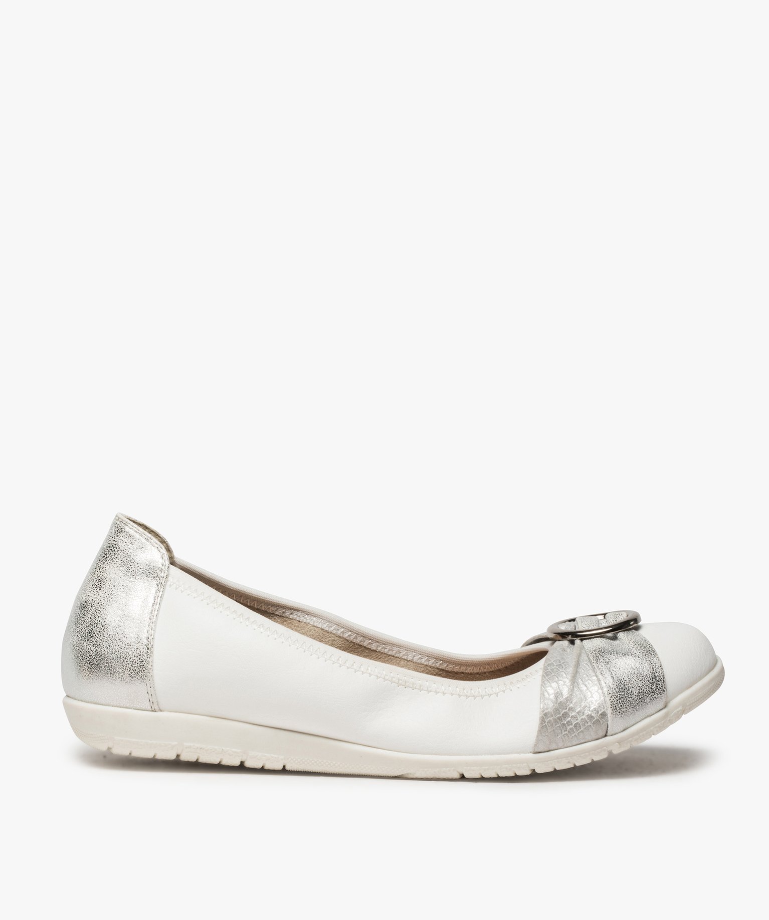 QinMM Ballerines Plat Perle Princesse Mode Femmes Dame OL Suede Ceinture Boucle Pointu Orteil Casual Chaussures Doux Strass Couleur Pure 