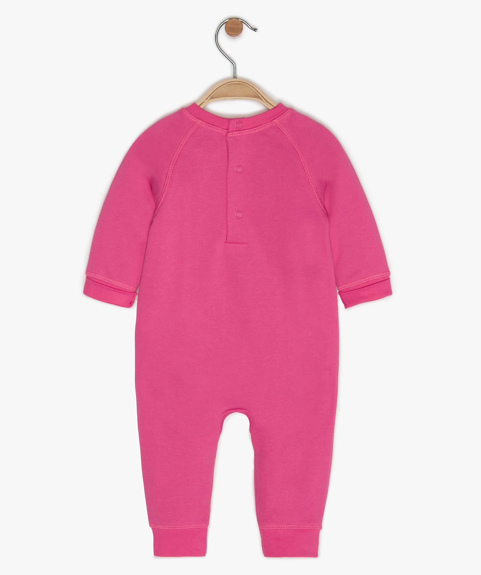 Gemo Vetements Fille Pyjama Bebe Fille Sans Pieds Imprime Poitrine Rose Bebe Gemo